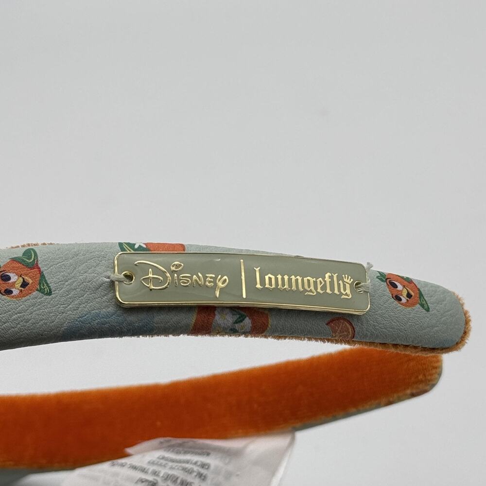 Disney Parks Loungefly Minnie Mouse Ears Epcot Flower Garden Orange Bird Headban - Picture 3 of 11